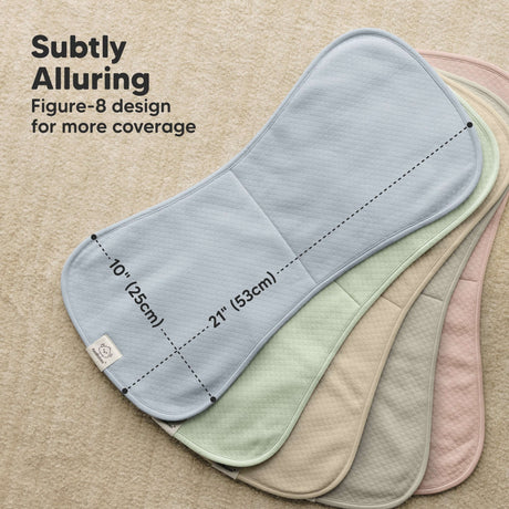 Subtly Alluring Figure-8 design for more coverage 21" x 10" (53x25cm)