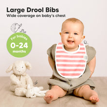 Load image into Gallery viewer, 8-Pack Urban Drool Bibs (Sweet Charm)