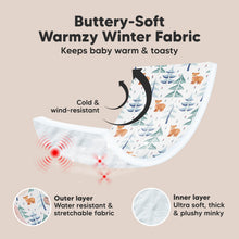 Load image into Gallery viewer, Warmzy Baby Car Seat Cover (Wintry)