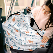 Load image into Gallery viewer, Warmzy Baby Car Seat Cover (Wintry)