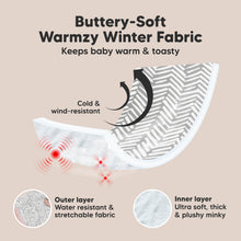 Load image into Gallery viewer, Warmzy Baby Car Seat Cover (Herringbone)