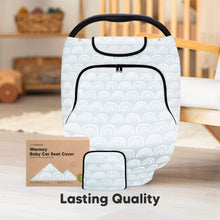 Load image into Gallery viewer, Warmzy Baby Car Seat Cover (Iris)