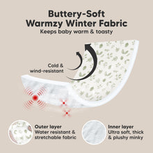 Load image into Gallery viewer, Warmzy Baby Car Seat Cover (Laurel)