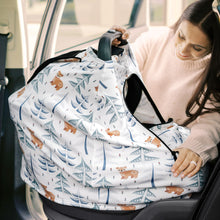 Load image into Gallery viewer, Warmzy Baby Car Seat Cover (Laurel)