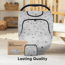Load image into Gallery viewer, Warmzy Baby Car Seat Cover (Woodland)