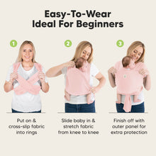 Load image into Gallery viewer, D-Lite Wrap Carrier (Dusty Pink)