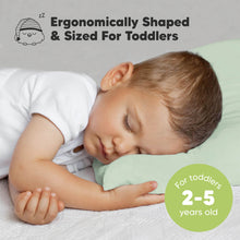 Load image into Gallery viewer, Jumbo Toddler Pillow with Pillowcase (Sage)