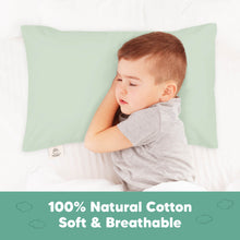 Load image into Gallery viewer, Printed Toddler Pillowcase 13X18" (Sage)