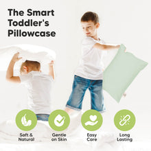 Load image into Gallery viewer, Printed Toddler Pillowcase 13X18" (Sage)