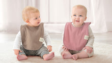 Load and play video in Gallery viewer, 8-Pack Hallo Drool Bibs (Mauve)