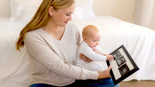 Load and play video in Gallery viewer, Trio Baby Sonogram Frame (Petal Pink)