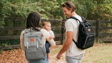 Load and play video in Gallery viewer, Explorer Diaper Bag (Trendy Black)