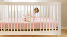 Load and play video in Gallery viewer, Soothe Fitted Crib Sheet (Pine Grove)