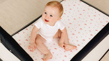 Load and play video in Gallery viewer, Soothe Fitted Mini Crib Sheet (Nordic)