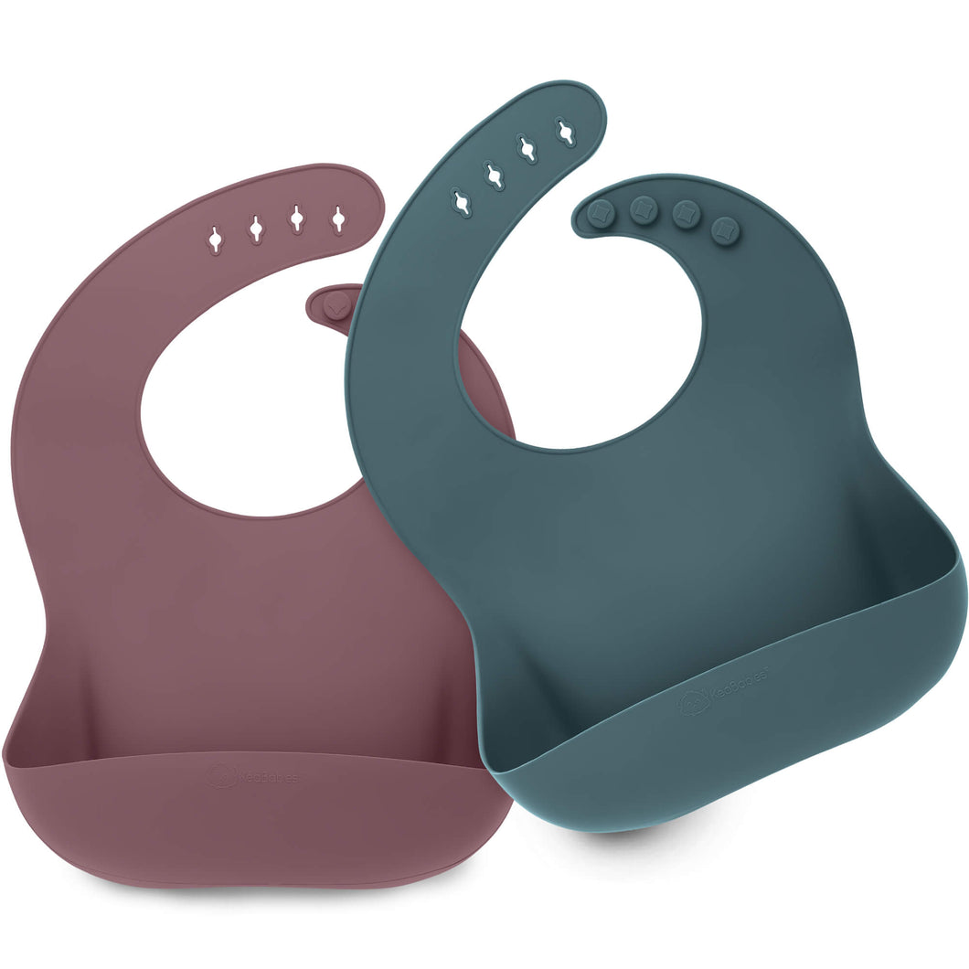 2-Pack Prep Silicone Bibs (Rocky)