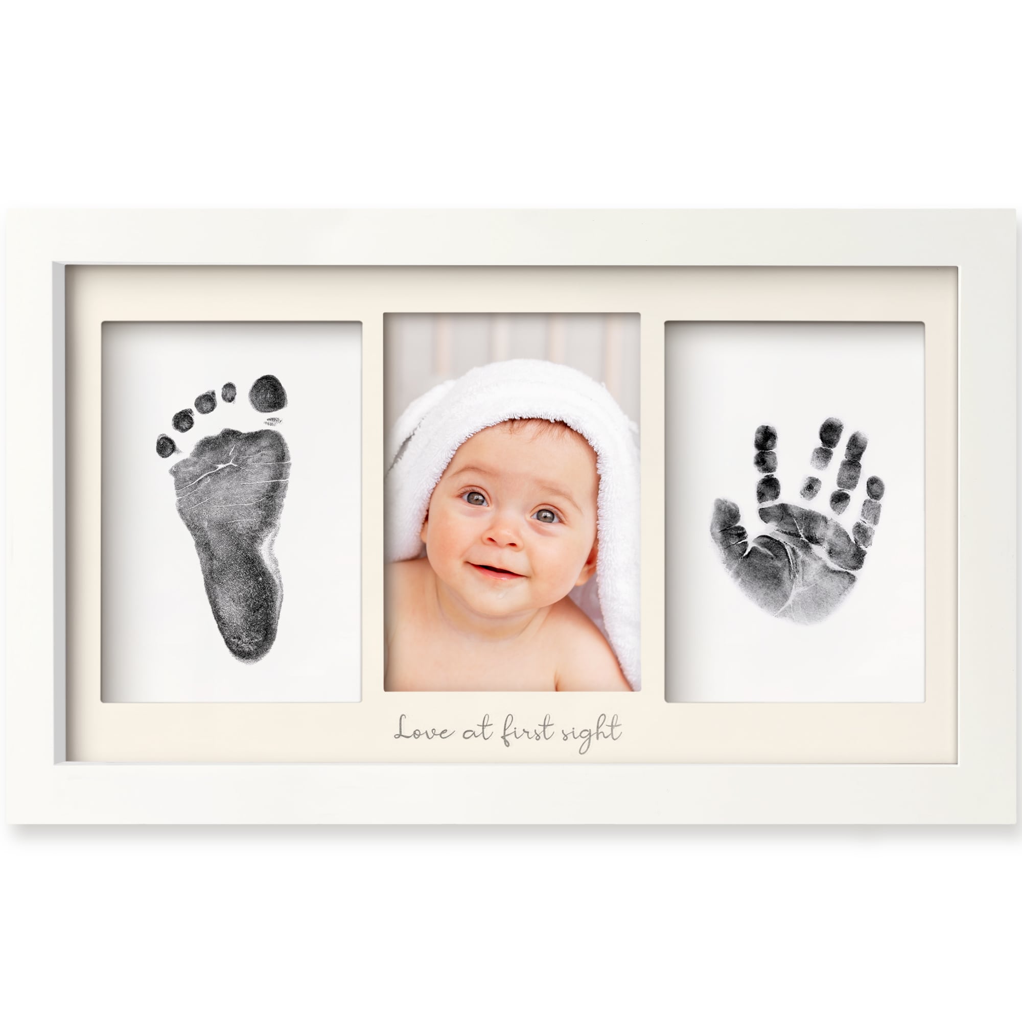 KeaBabies Inkless Ink Pad, Baby Footprint Kit 4 Pack