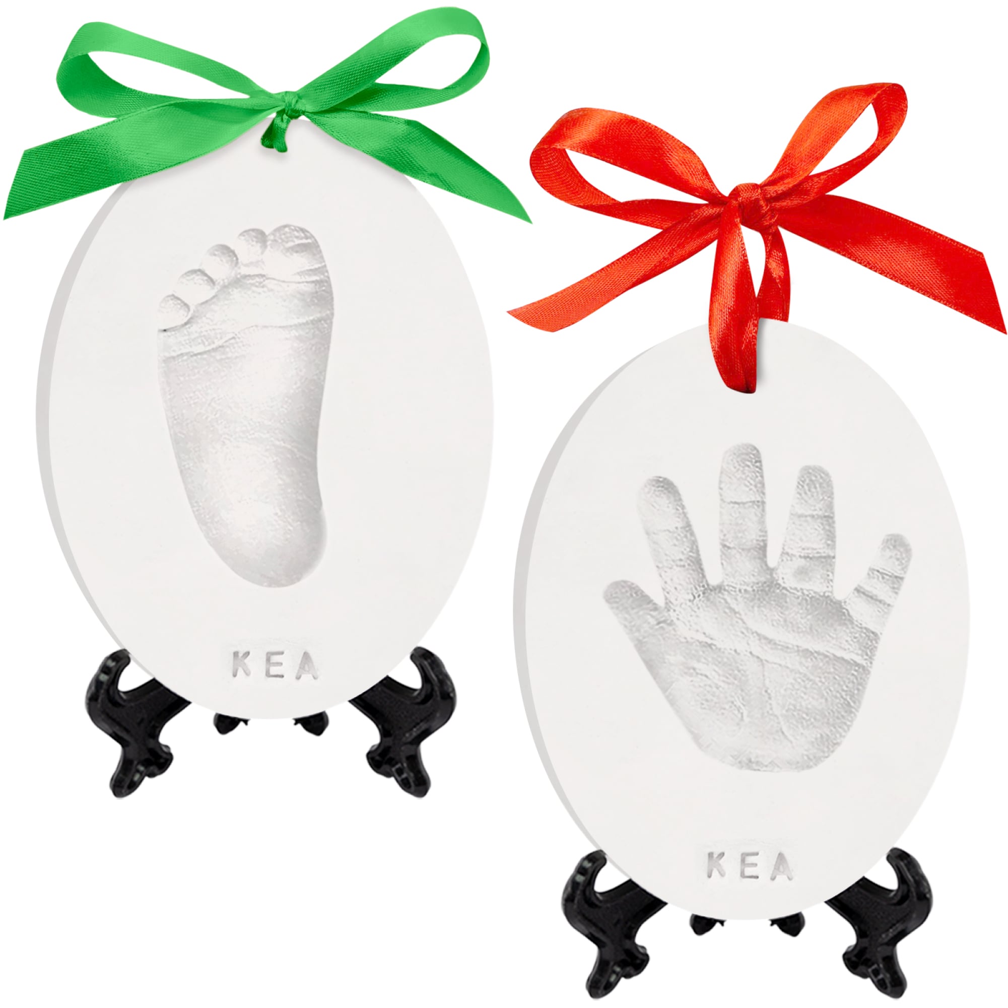 KeaBabies Trove Baby Hand and Footprint Kit, Dog Paw Print Kit, Handprint Ornament Kit for Babies, Boys, Girls, Newborns - with Love Multi Color