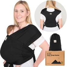 Load image into Gallery viewer, D-Lite Wrap Carrier (Trendy Black)