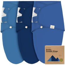 Load image into Gallery viewer, 3-Pack Soothe Swaddle Wraps (Frost)