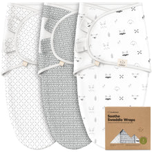 Load image into Gallery viewer, 3-Pack Soothe Swaddle Wraps (Nordic)