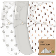 Load image into Gallery viewer, 3-Pack Soothe Swaddle Wraps (The Wild 2)
