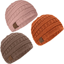 Load image into Gallery viewer, 3-Pack Warmzy Baby Beanies