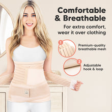 Load image into Gallery viewer, Revive 3-in-1 Postpartum Recovery Support Belt (Classic Ivory)