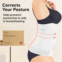 Load image into Gallery viewer, Revive 3-in-1 Postpartum Recovery Support Belt (Matte White)