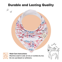 Load image into Gallery viewer, 10-Pack Organic Bandana Bibs (Tea Party)