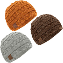 Load image into Gallery viewer, 3-Pack Warmzy Baby Beanies (Mars, M)