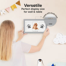 Load image into Gallery viewer, Duo Clean Touch Inkless Hand & Footprint Frame Kit (Cloud Gray)