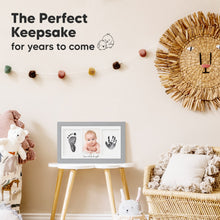 Load image into Gallery viewer, Duo Clean Touch Inkless Hand & Footprint Frame Kit (Cloud Gray)