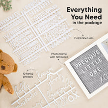 Load image into Gallery viewer, Heartfelt Picture Frame with Felt Letterboard