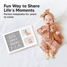 Load image into Gallery viewer, Heartfelt Picture Frame with Felt Letterboard