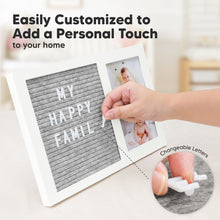 Load image into Gallery viewer, Heartfelt Picture Frame with Felt Letterboard