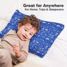 Load image into Gallery viewer, Printed Toddler Pillowcase 13X18" (Off to Space)
