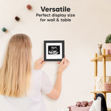 Load image into Gallery viewer, Solo Baby Sonogram Frame (Onyx Black)