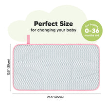 Load image into Gallery viewer, Swift Diaper Changing Pad (Sweet Pink)