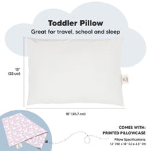 Load image into Gallery viewer, Toddler Pillow with Pillowcase (Alpacas)