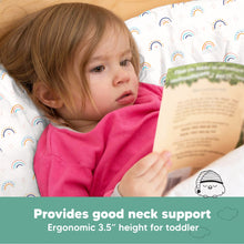 Load image into Gallery viewer, Jumbo Toddler Pillow with Pillowcase (Jolly Rainbow)