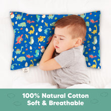 Load image into Gallery viewer, Printed Toddler Pillowcase 13X18" (DinoWorld)