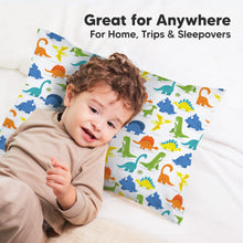 Load image into Gallery viewer, Printed Toddler Pillowcase 13X18" (Happy Dino)