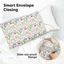 Load image into Gallery viewer, Printed Toddler Pillowcase 13X18" (Unicorn Dreams)