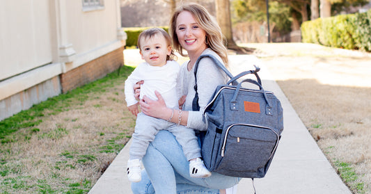 KeaBabies Diaper bag for traveling and daily use