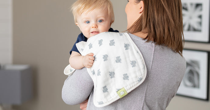 Burping Your Baby With Comfort With The All-New KeaBabies SOFTE Muslin Burp Cloths
