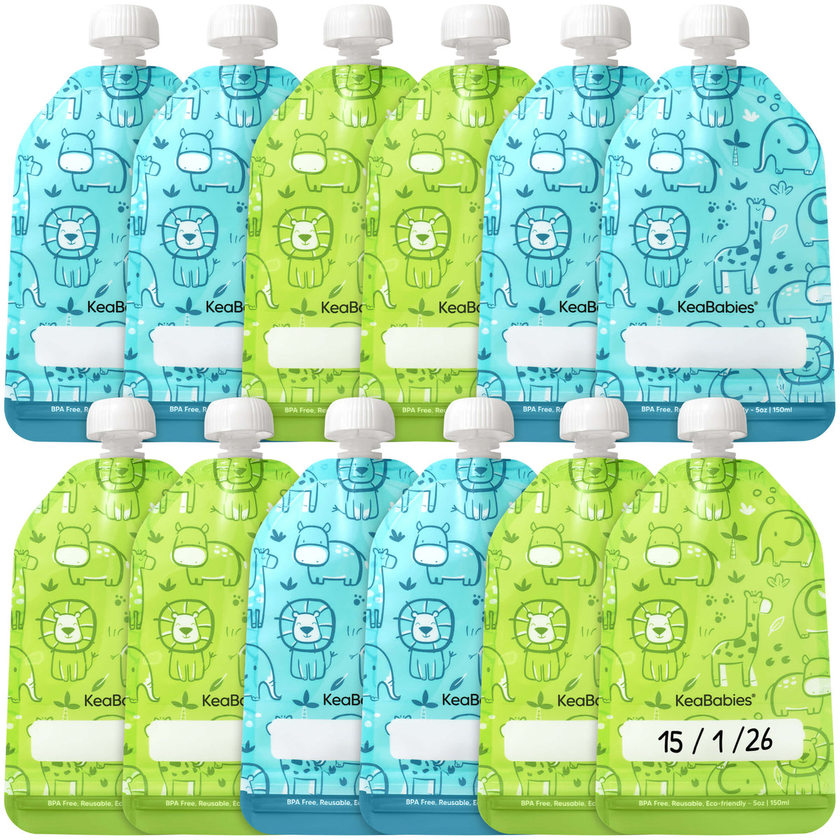 Reusable Food Pouches