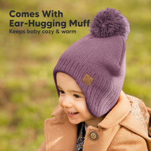 Load image into Gallery viewer, Muff Knitted Beanie (Regalia)
