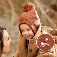 Load image into Gallery viewer, Muff Knitted Beanie (Tea Rose)
