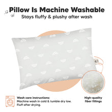 Load image into Gallery viewer, 1-Pack Toddler Pillow Without Pillowcase (Gray Rainbow)
