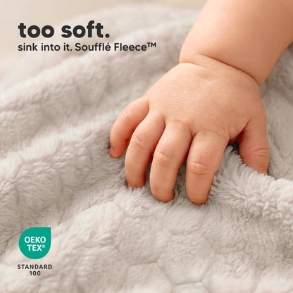 Soufflé Fleece Baby Blanket (Honey) 33929039839418